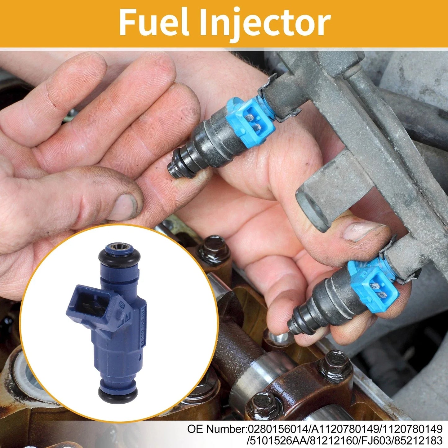 Fuel Injector for Mercedes-Benz C240 Engine (2001-2005) - 1 x Nozzle