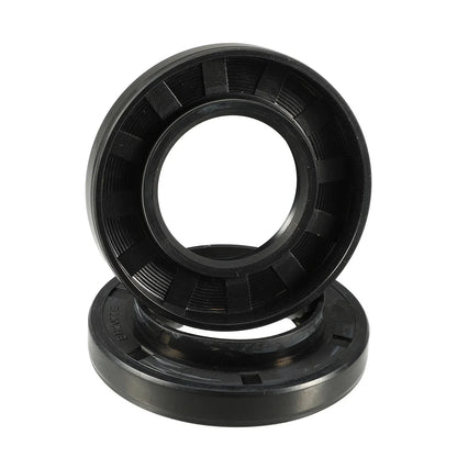 2 x Engine Crankshaft Oil Seals for Lexus GS300 (1993-2005) Black