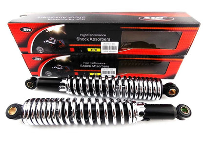 13" JBS Black/Chrome Shock Absorbers for Harley Davidson FLHTCU/I Road King (2009-2023)