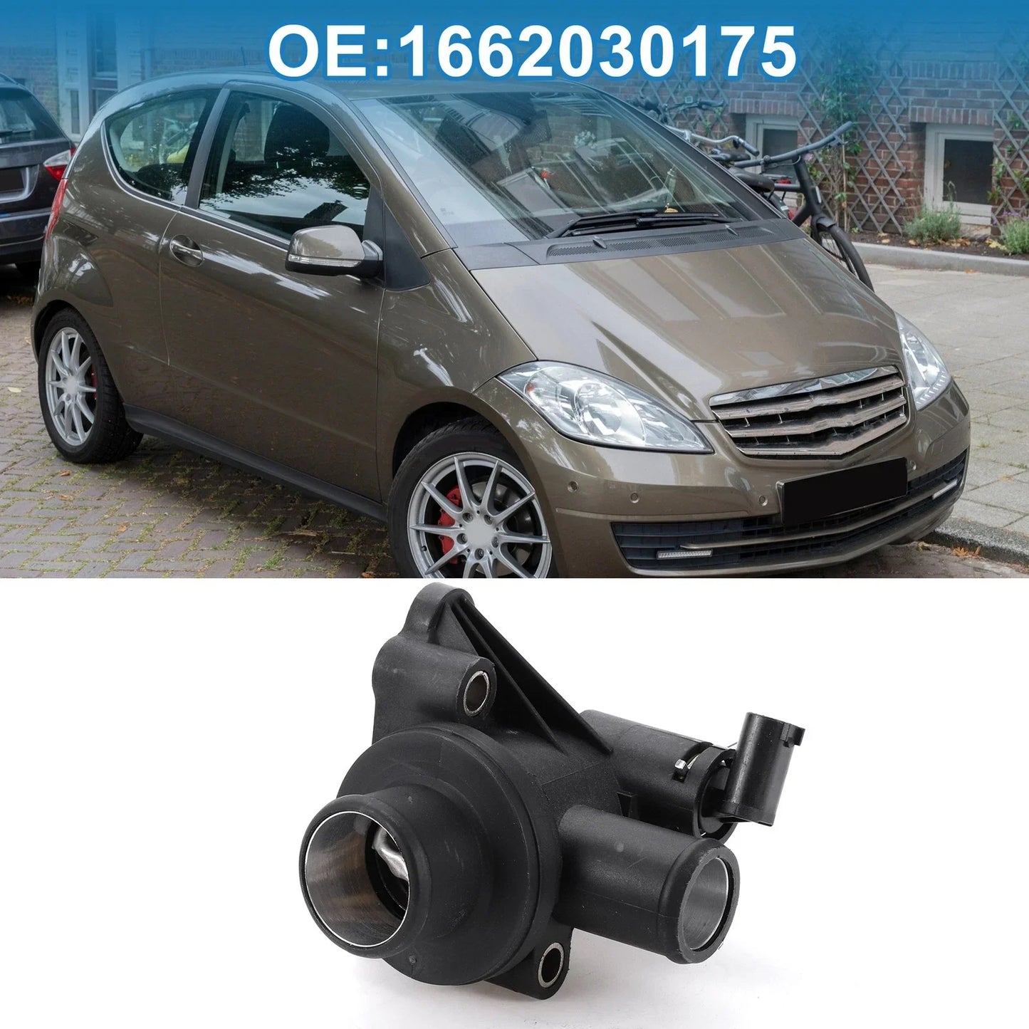 Engine Coolant Thermostat Housing for Mercedes-Benz A190 A160 (2000-2005)
