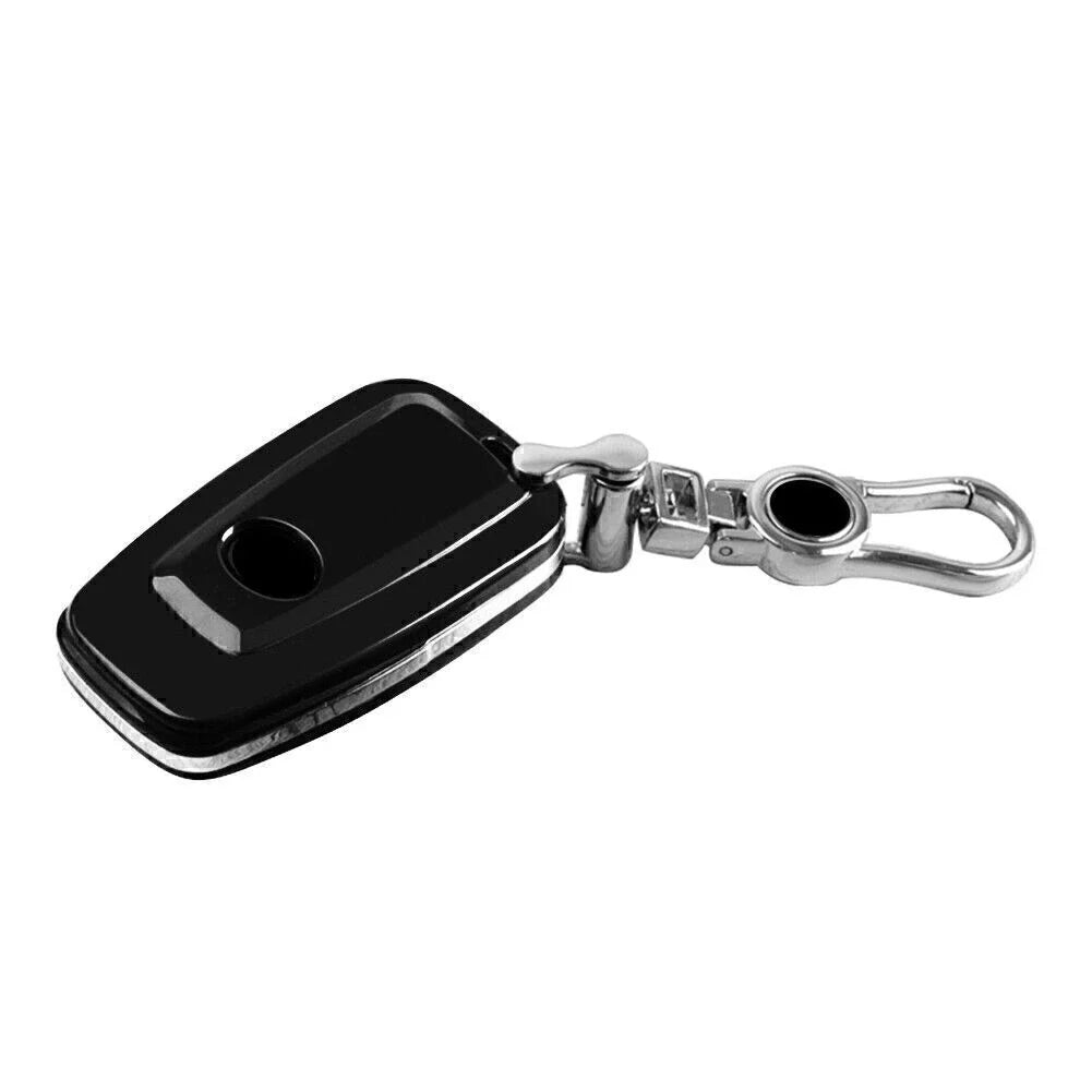 Black Remote Key Fob Case for Toyota Camry Corolla C-HR RAV4 Prius (2018-2023)