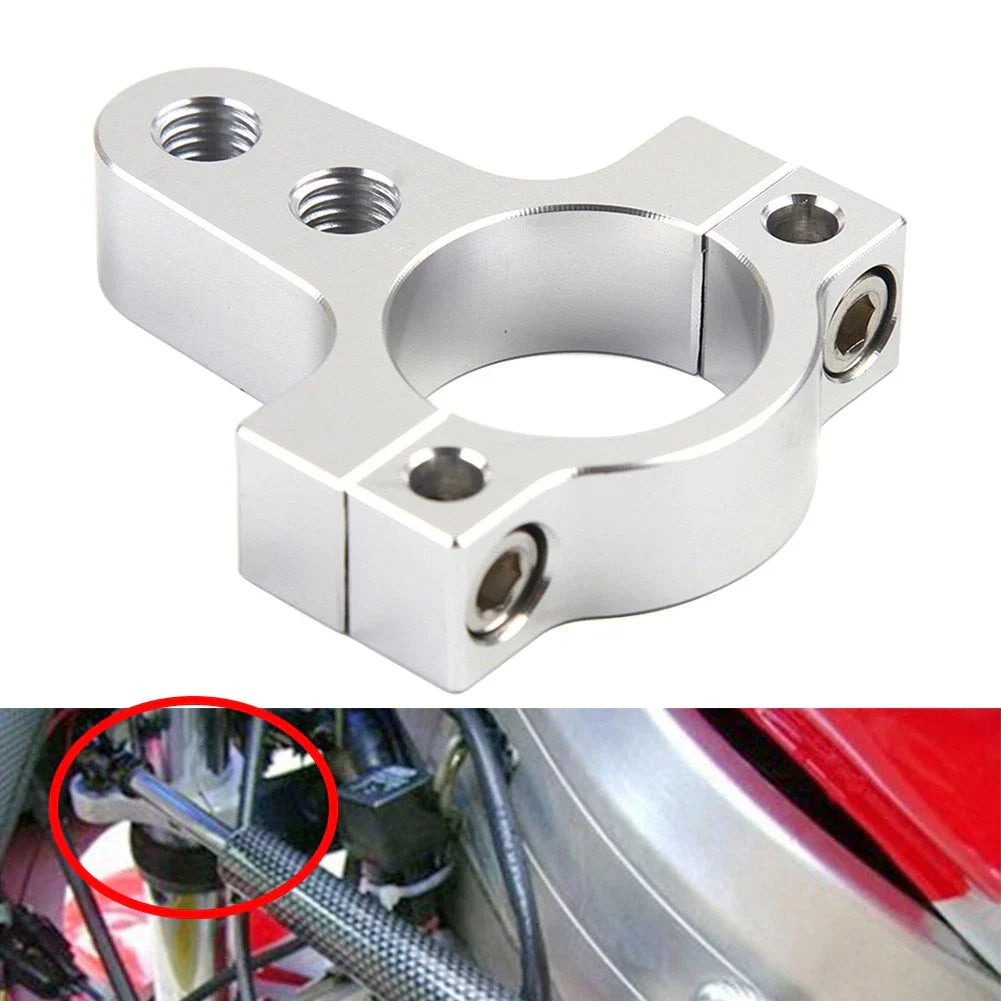 27MM Steering Damper Fork Frame Mount Clamp for Motorcycle