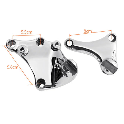 Chrome Passenger Footpegs for Harley Sportster 883 1200 (2014-2022)