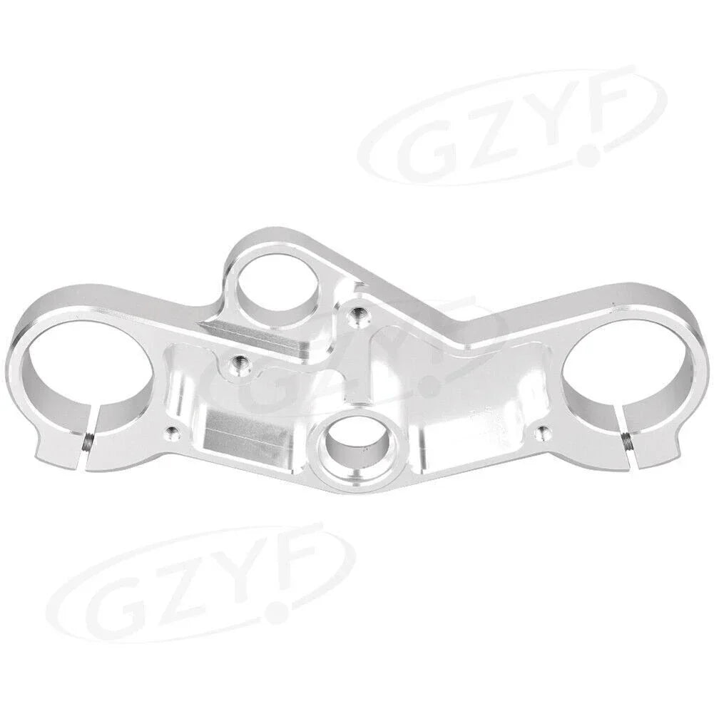Triple Tree Front End Upper Top Clamp Silver for SUZUKI GSXR 600 1000 (01-02)