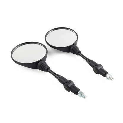 Universal 10mm Folding Side Rearview Mirrors for Dirtbike Motorcycle