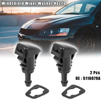 2 x Windshield Washer Nozzles for Chrysler PT Cruiser, Dodge Journey