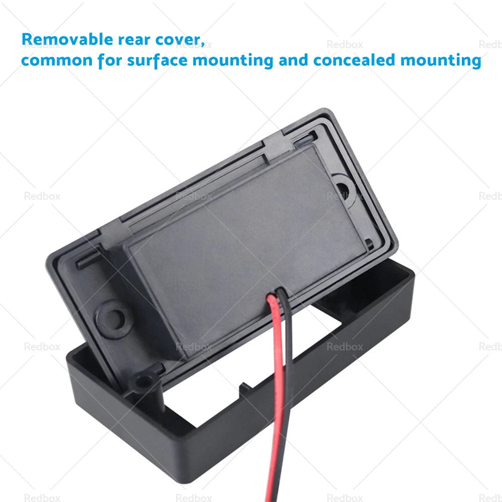 Dual USB Fast Charger Socket Power Outlet Panel 12V for Motorcycle Car RV