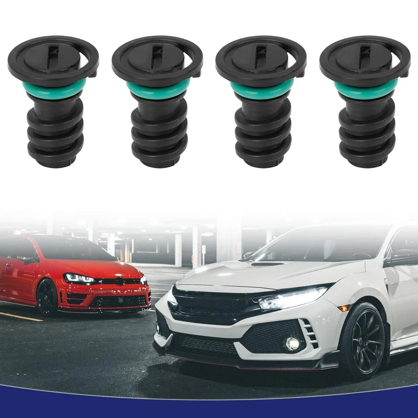 ABS Auto Engine Oil Drain Plug for Mercedes-Benz C63 (2016) - 4 x Items