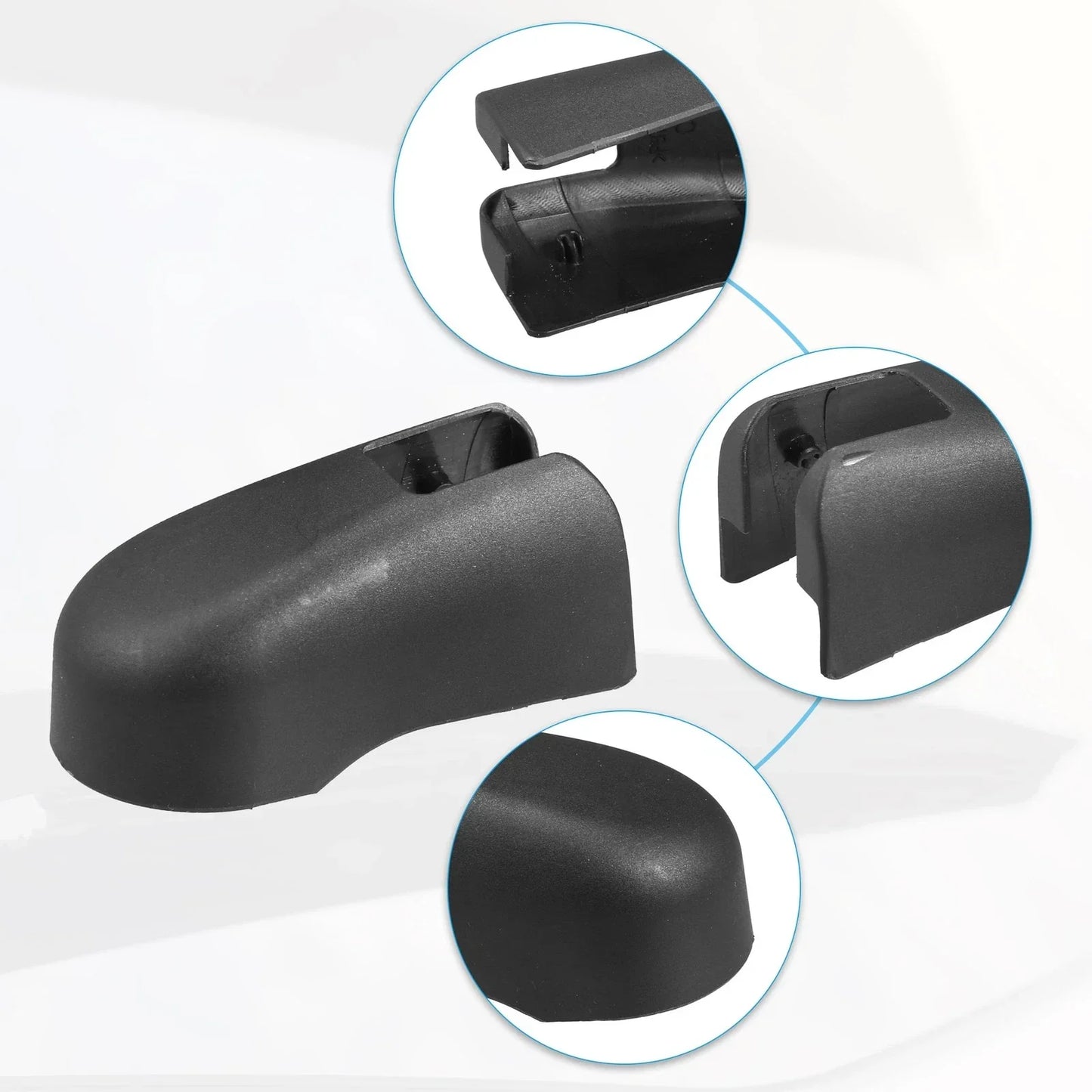 Rear Windshield Wiper Arm Cover for Honda Fit (2015-2020) - Black Cap