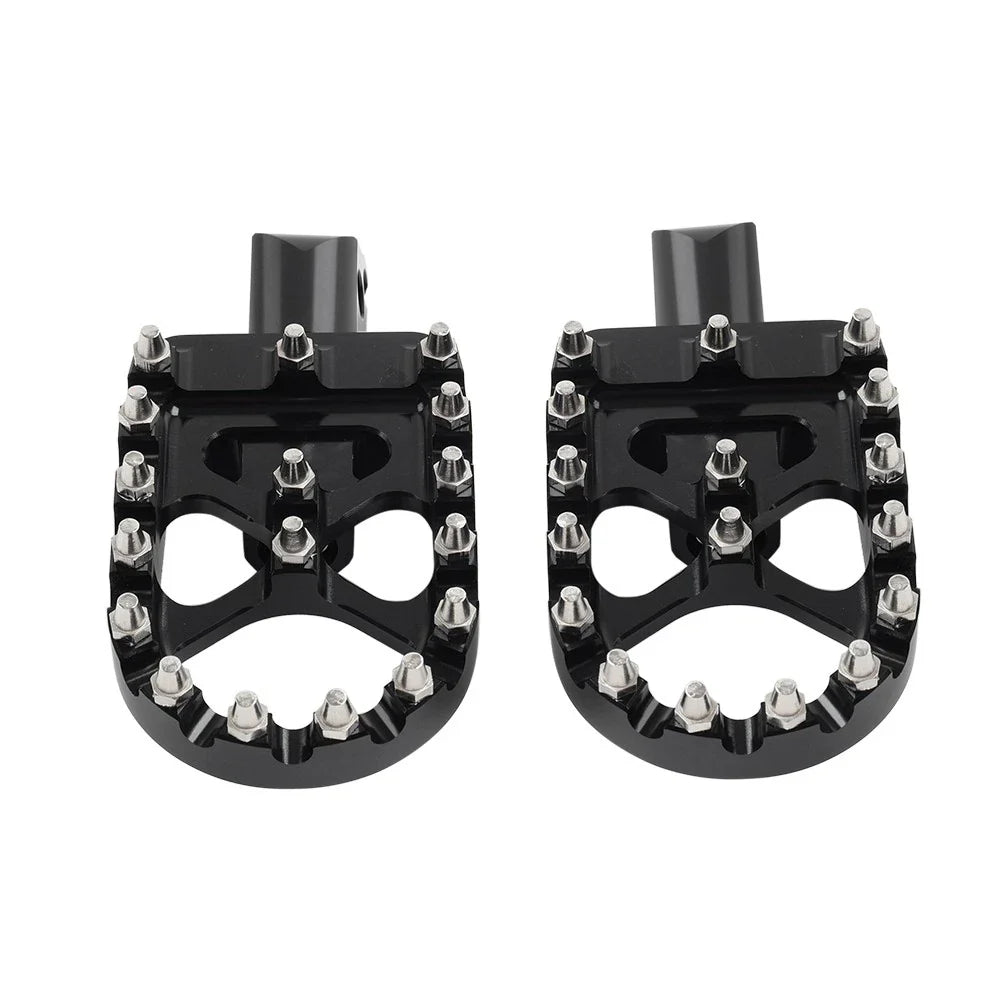 Rear Black FootPeg Passenger Pedal for Harley FXBB FXLR FXLRS FXLRST FXST FLSB (2018-2023)