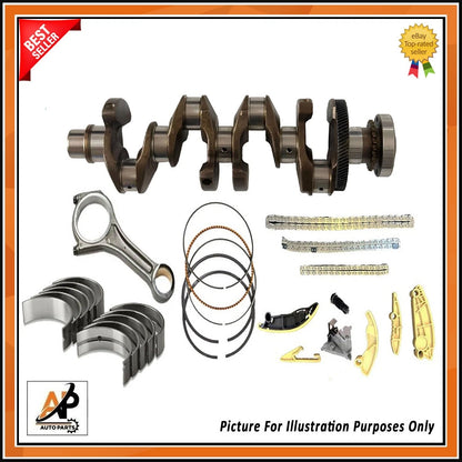 Crankshaft Timing Chain Kit Replacement for Jaguar AJ200D (2010–2014)