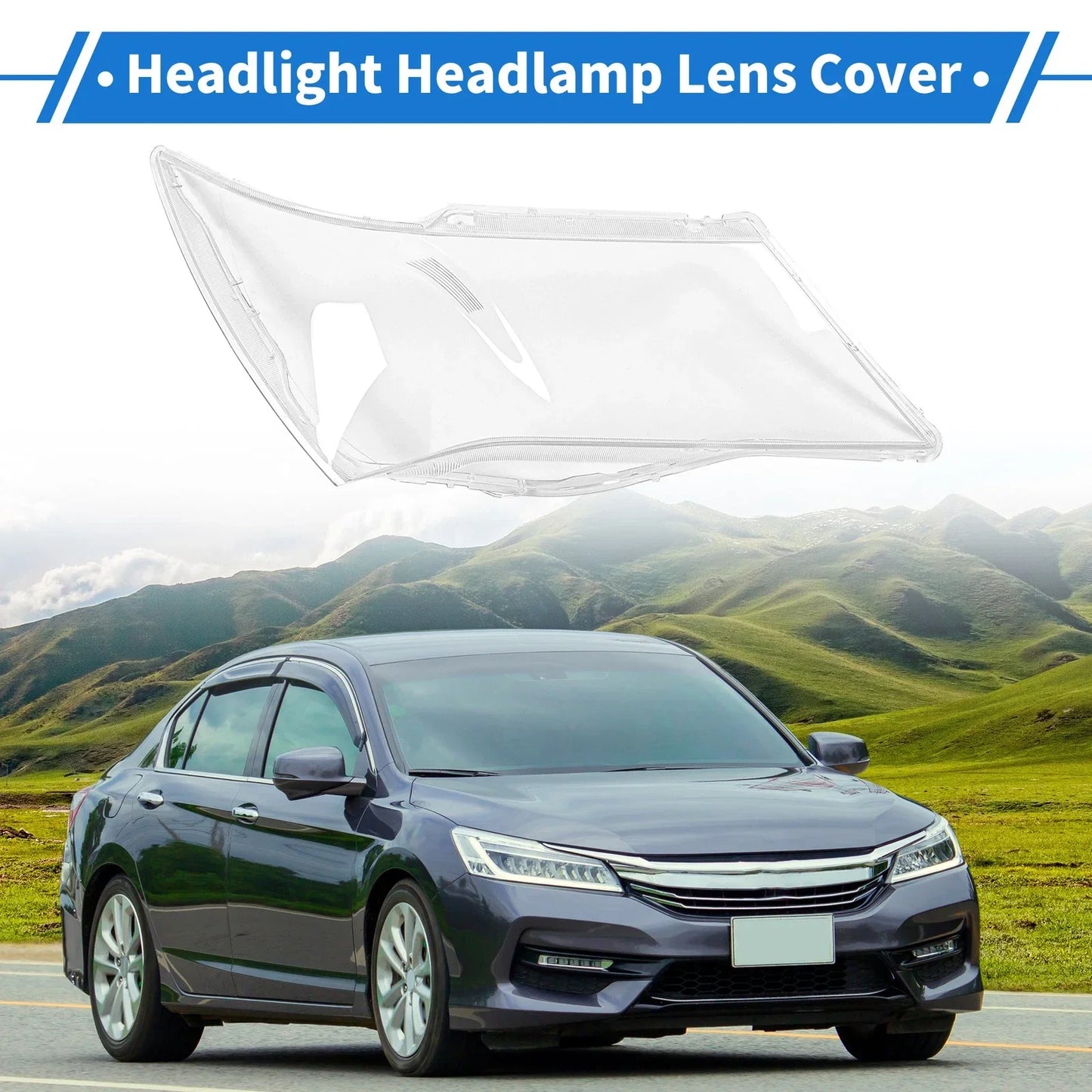 Car Front Right Headlight Lens Cover for Honda Acura (2007-2013)