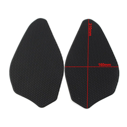 Black Rubber Tank Side Protector Grip for Yamaha YZF-R3 (2019-2020)