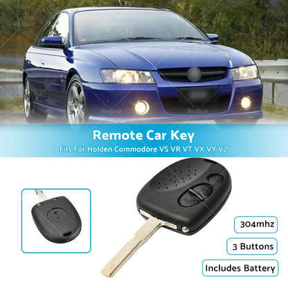 Complete Remote Car Key 304MHz 3 Buttons for Holden Commodore VS-VZ