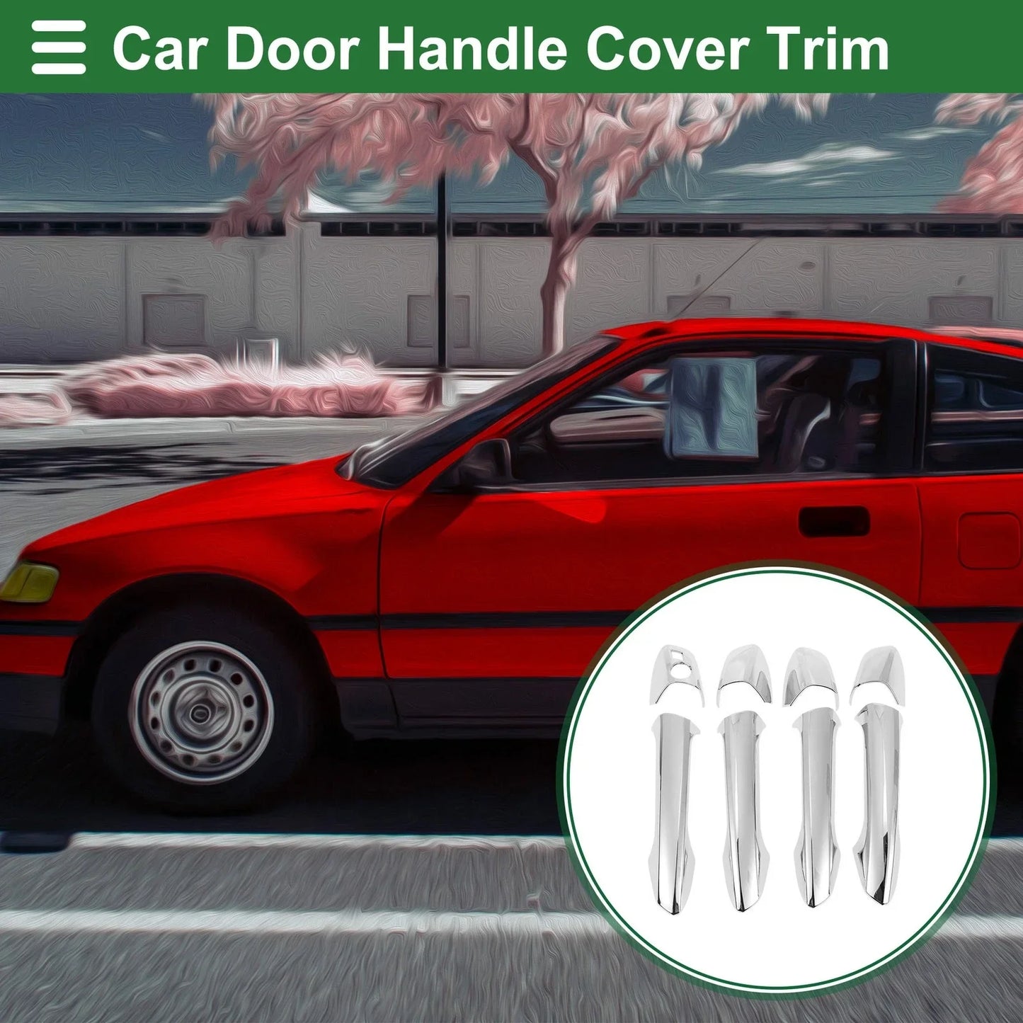 Car Door Handle Cover Trim for Mercedes-Benz GLA Class X156 (2014-2020)