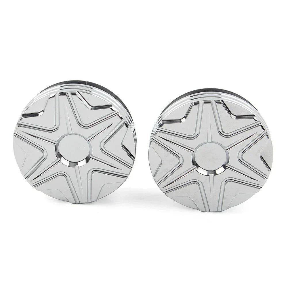 CNC Swingarm Pivot Bolt Covers for Harley V-Rod 2006-2017 ( Covers)