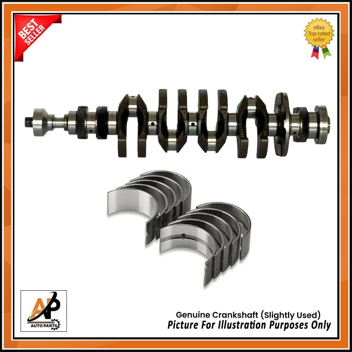Crankshaft + Bearing Kit OEM Replacement for BMW X3 X4 X5 N55 (2006–2018)