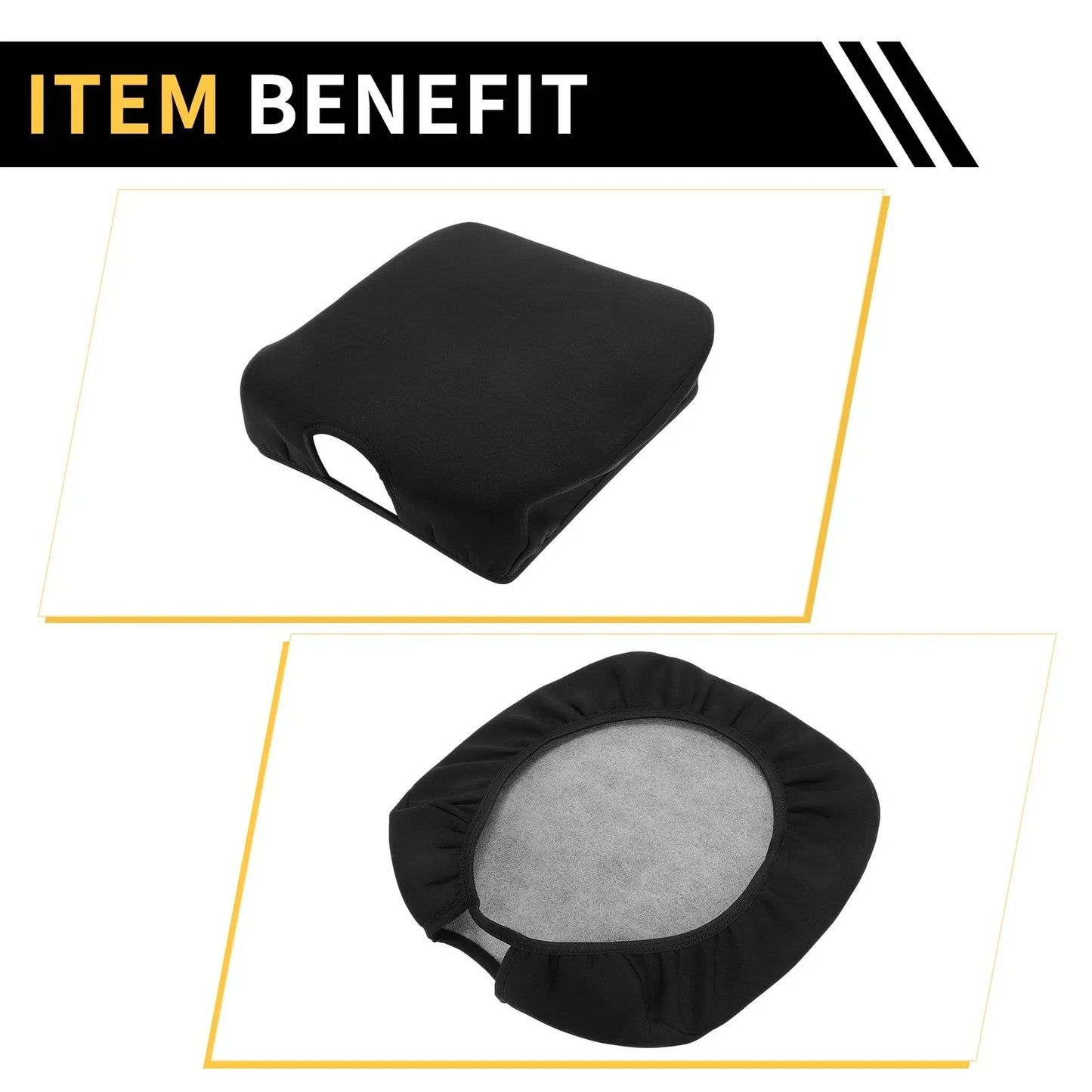 Center Console Lid Armrest Cover for Dodge Ram (2010-2023) - Microfiber Leather