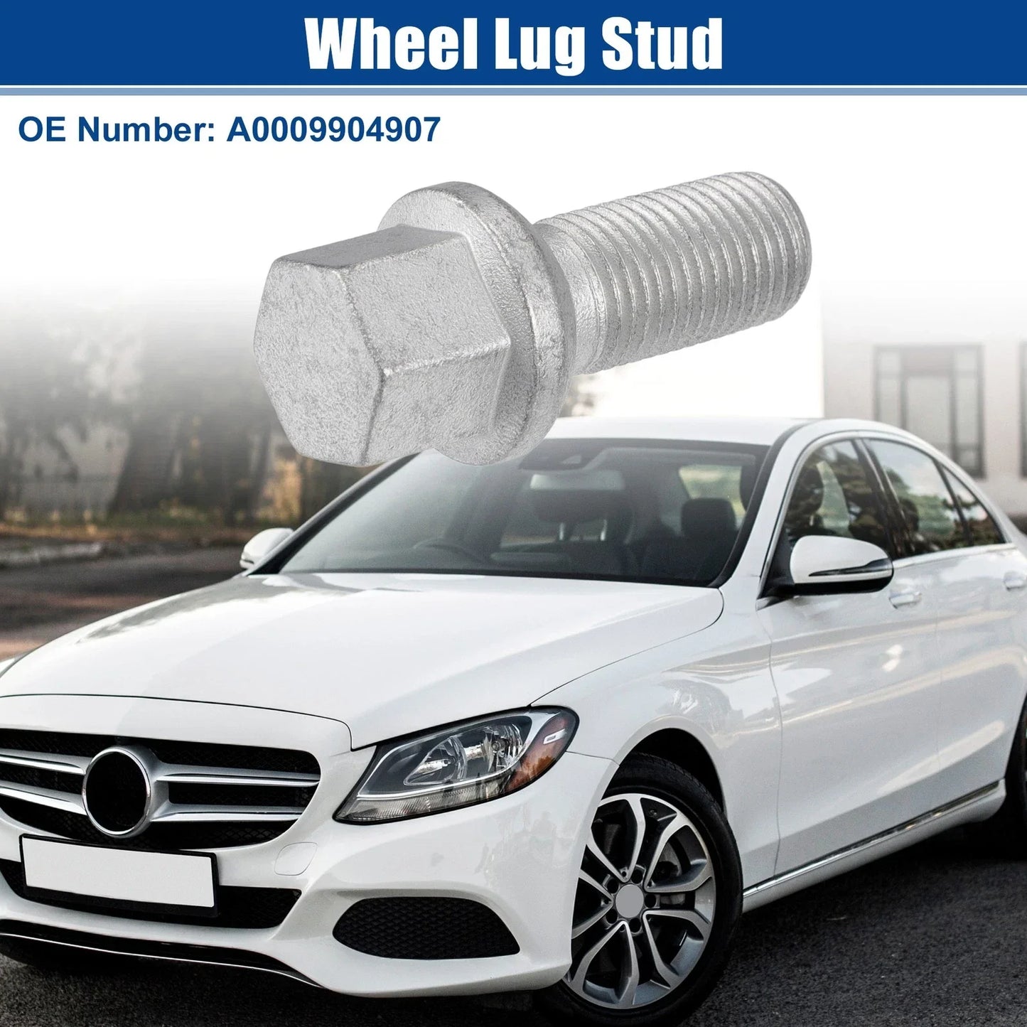5 x M14×1.5 Wheel Lug Bolt Nuts for Mercedes-Benz C250 (2008-2015)
