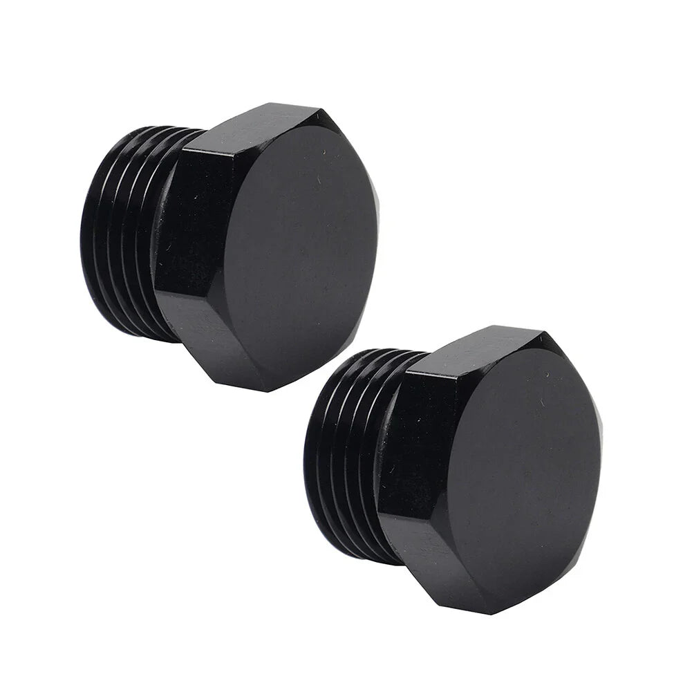 Aluminum 12AN Block Off Cap ORB Plug Male Fitting Adapters