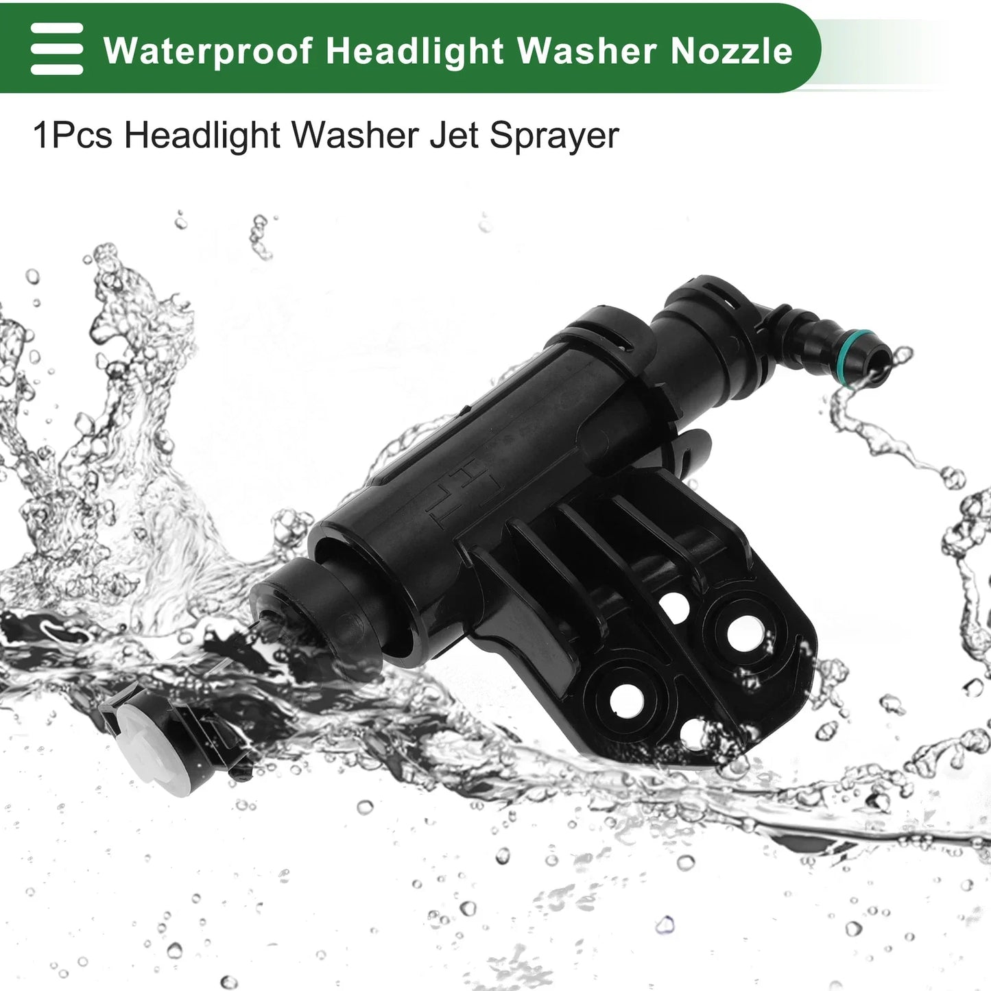 Front Driver Side Headlight Washer Nozzle for Hyundai Tucson (2016-2020)