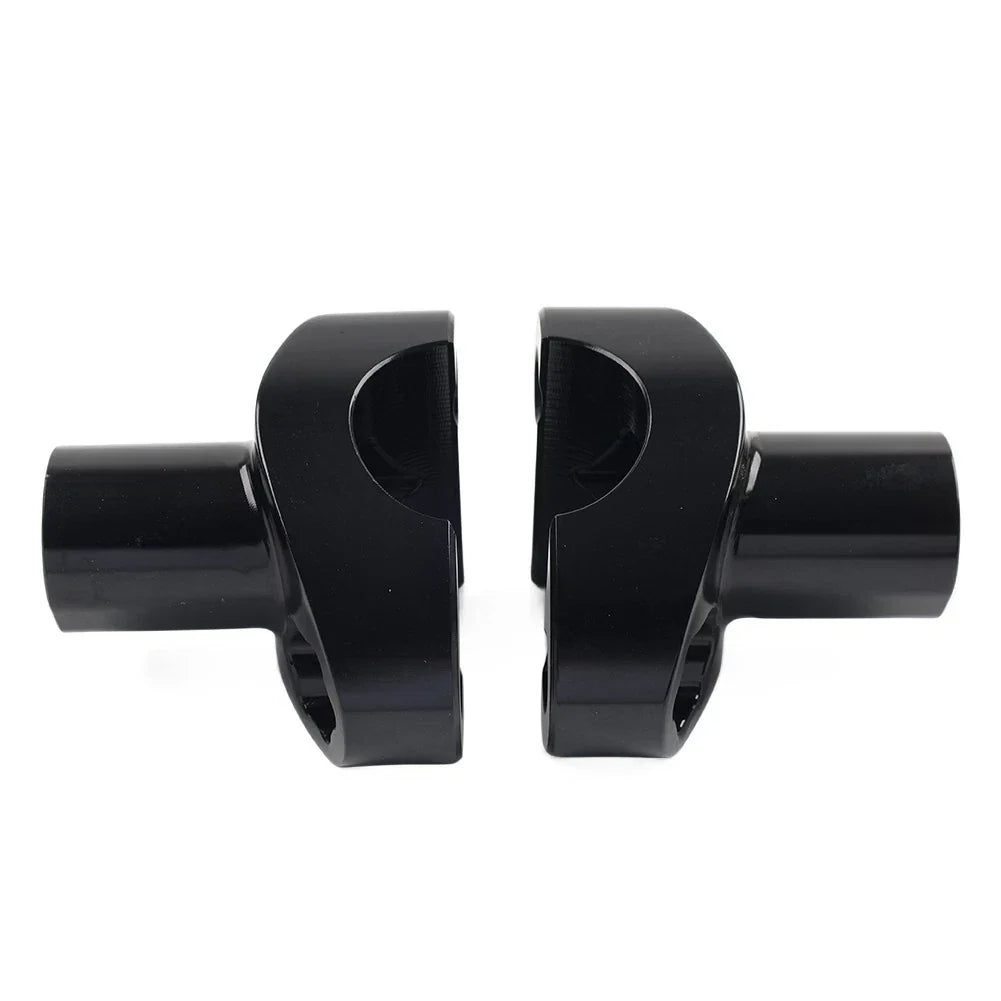 2" Straight Handlebar Risers for Harley Dyna Sportster Softail