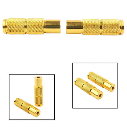 Yellow Rear Set Footpegs for Universal Motorcycle Bike Racing