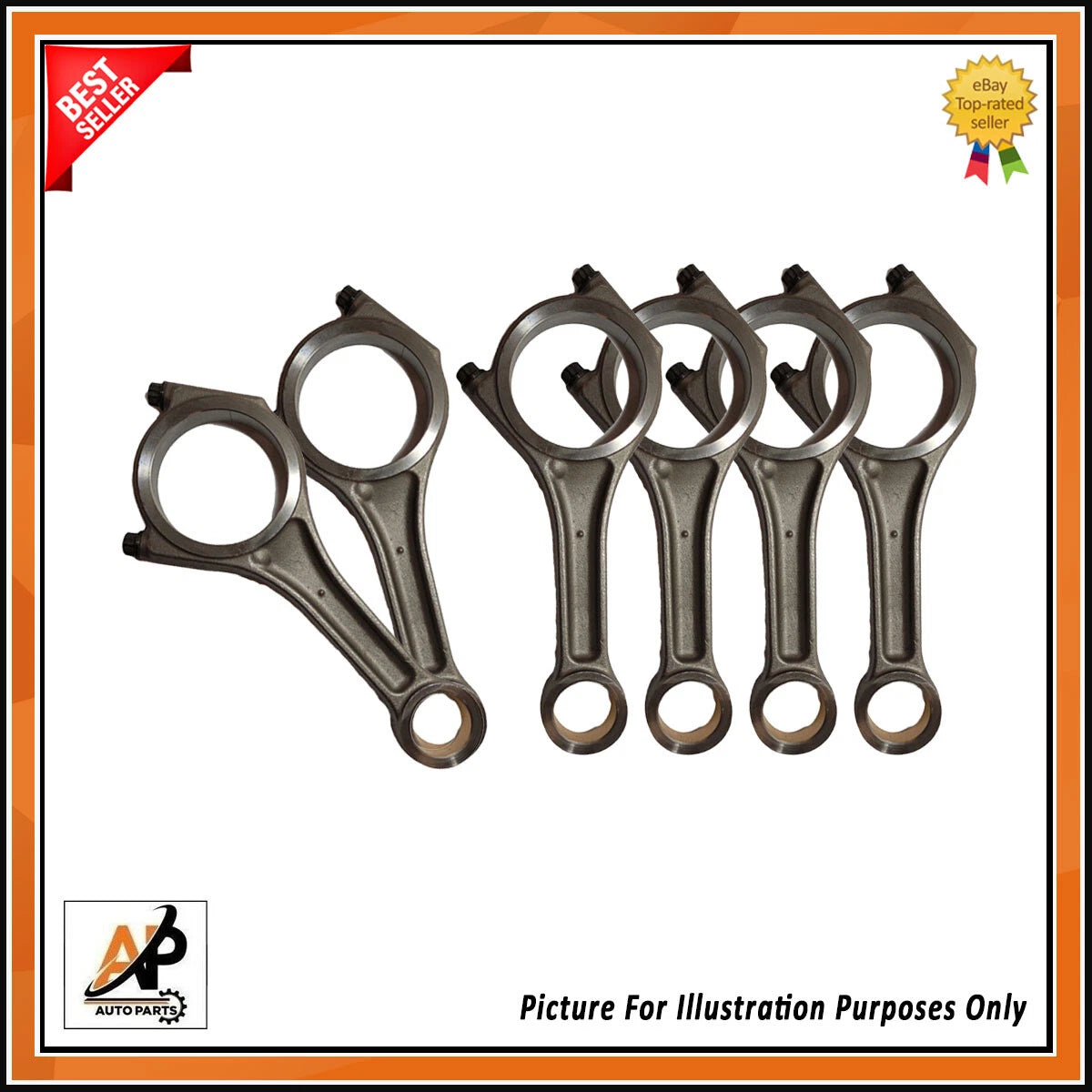 Connecting Rod Set Replacement for Land Rover Range Rover Discovery 3.0 TDV6 (2010–2016)