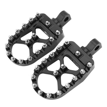 Wide Foot Pegs 360° Rotating for Harley Dyna Sportster Fatboy