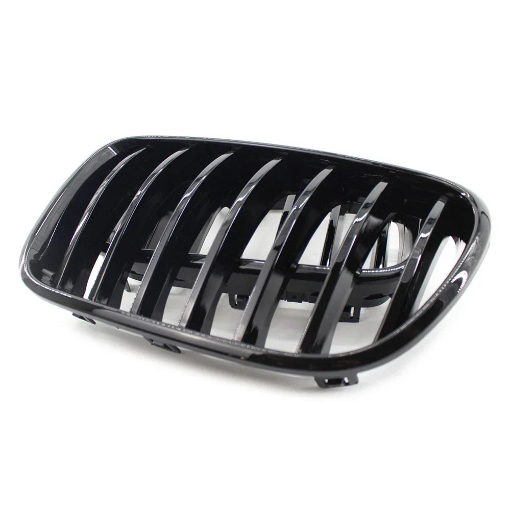 Front Radiator Kidney Grille Gloss Black for BMW X3 (2011-2013)