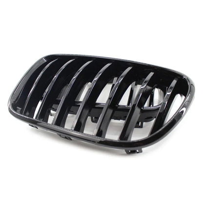 Front Radiator Kidney Grille Gloss Black for BMW X3 (2011-2013)