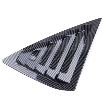 Carbon Fiber Black Window Flap Cover for Nissan Sentra Sedan (2013-2019)