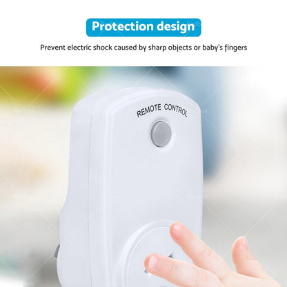 Wireless Power Switch Mains Socket & Remote Controller AU Plug 1 x 5 Pack