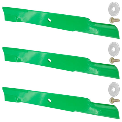 Deck Blades 60 in with Bolt Replacement for Hustler (1985–2016)