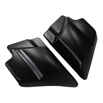 Battery Side Covers for Harley Touring Road Glide (2009-2024) Black Denim