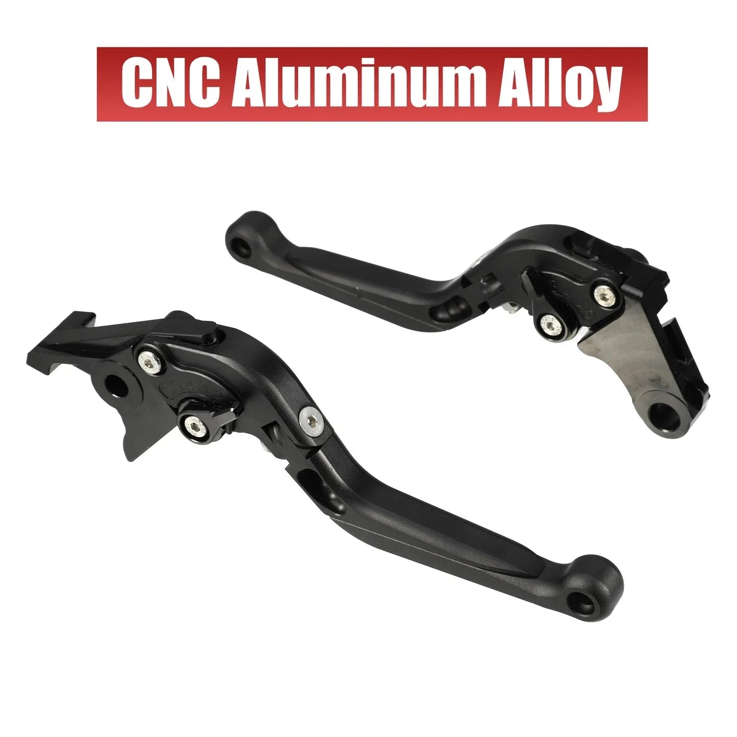 Folding Brake Clutch Levers 1 Pair for Honda 250 (2017-2021) Black