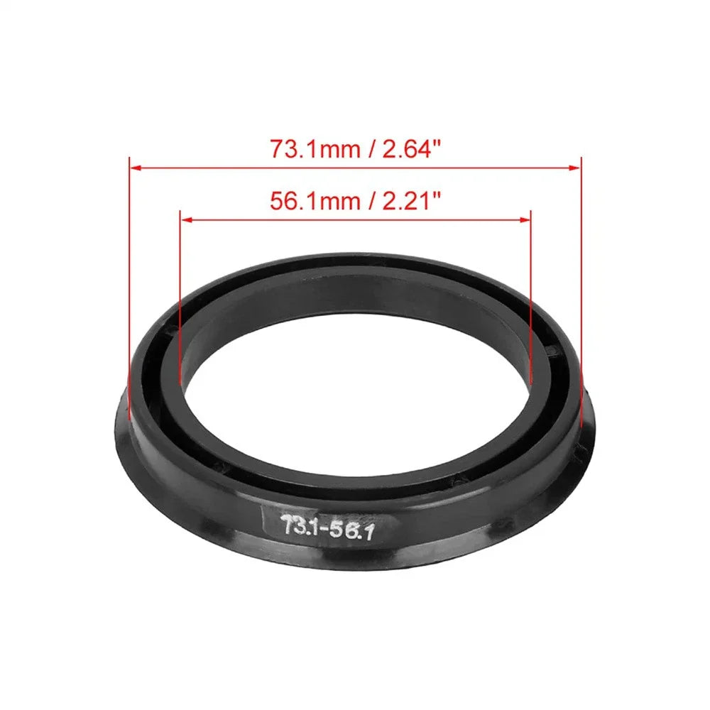 4pcs 73.1mm to 56.1mm Hub Centric Rings for Car Wheel Spacer