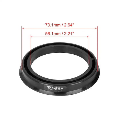 4pcs 73.1mm to 56.1mm Hub Centric Rings for Car Wheel Spacer