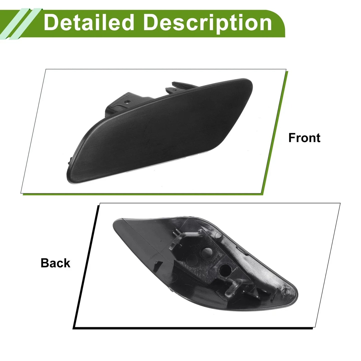 Washer Nozzle Cover for Porsche Cayenne 2008-2010 Unpainted