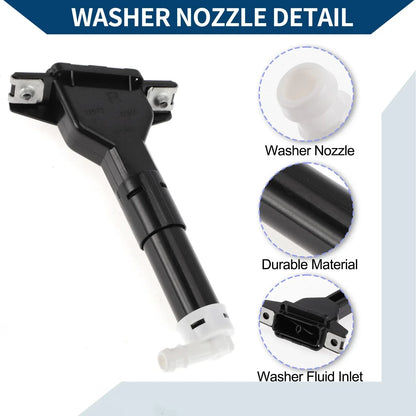 Front Passenger Side Headlight Washer Nozzle for Honda Civic (2005-2011)