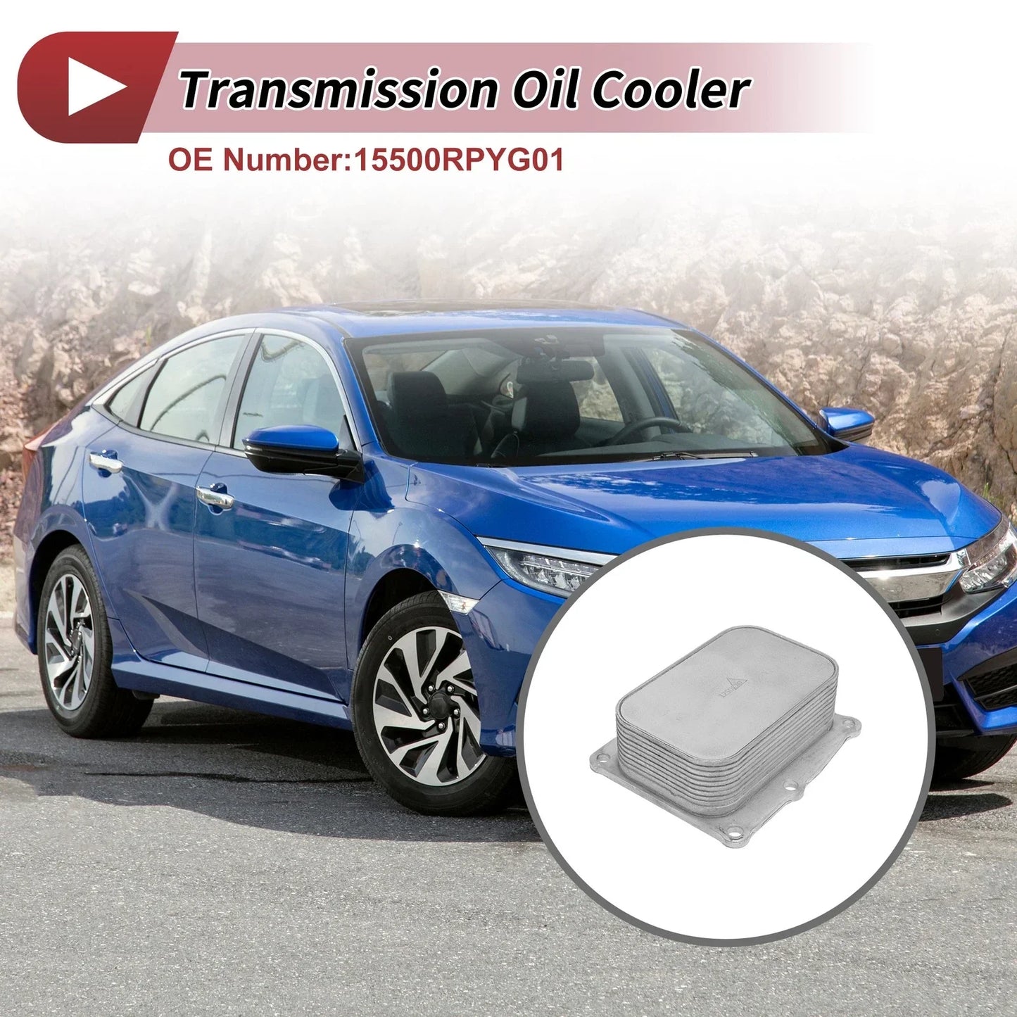 Engine Oil Cooler for Honda Civic L4 2.0L (2017-2023) - 1 x Quality Replacement