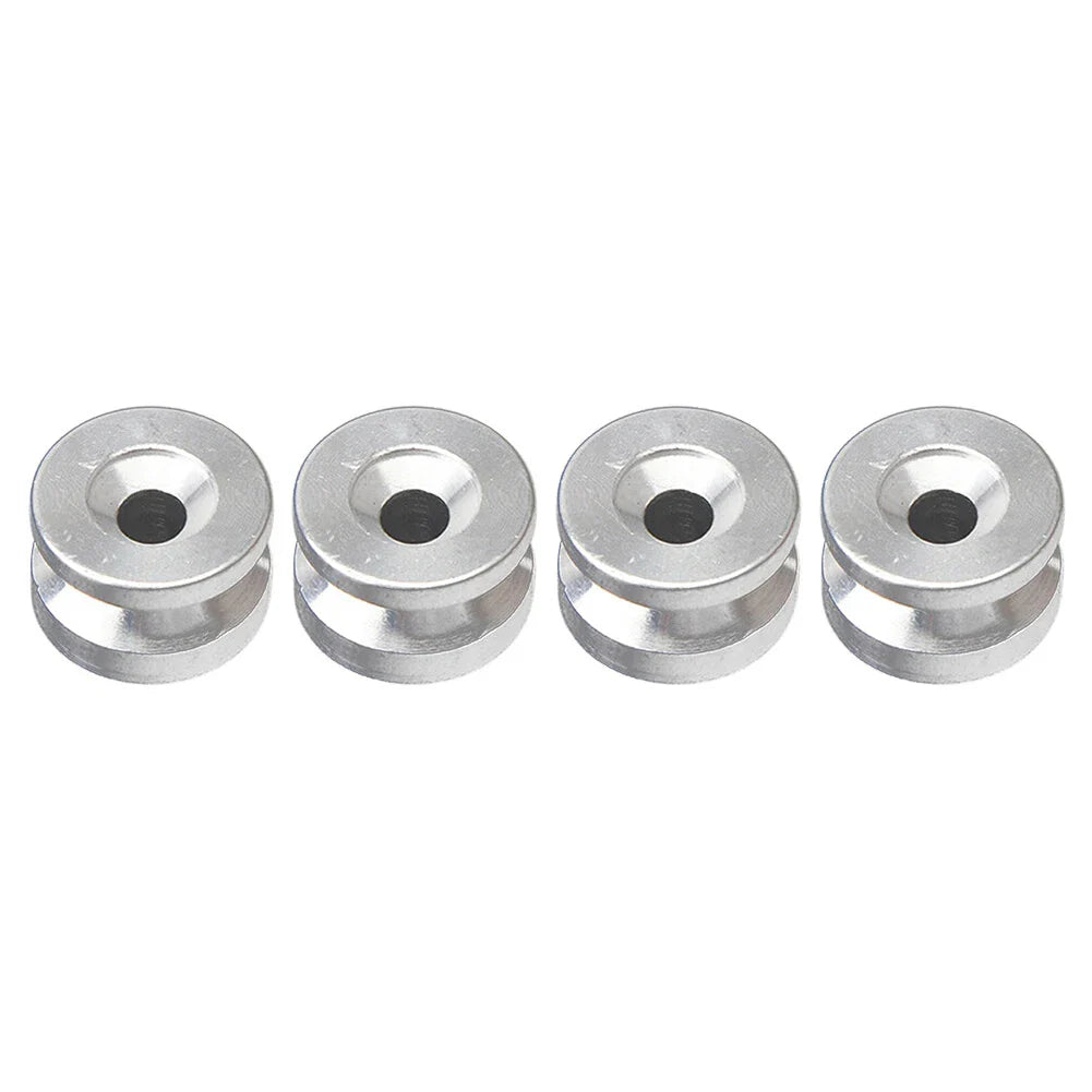 Trunk Base Plate Pad Bracket Bushing Spacer for Motorcycle Silver