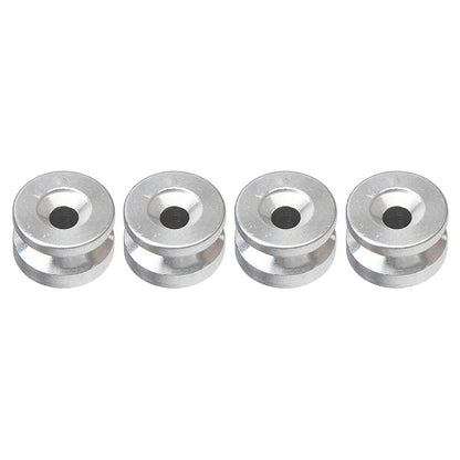 Trunk Base Plate Pad Bracket Bushing Spacer for Motorcycle Silver