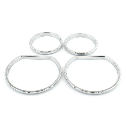 Chrome Instrument Board Gauge Bezel for Harley Touring Electra Street Glide (2009-2023)