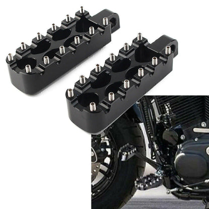 Black CNC Foot Pegs for Harley Dyna Wide Glide FXDWG FXDB FXDL FXDF (2006-2017)