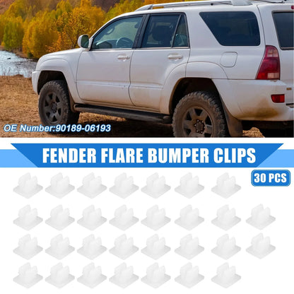 30 x Front Bumper Support Splash Shield Clips for Lexus RC300 (2015-2020)
