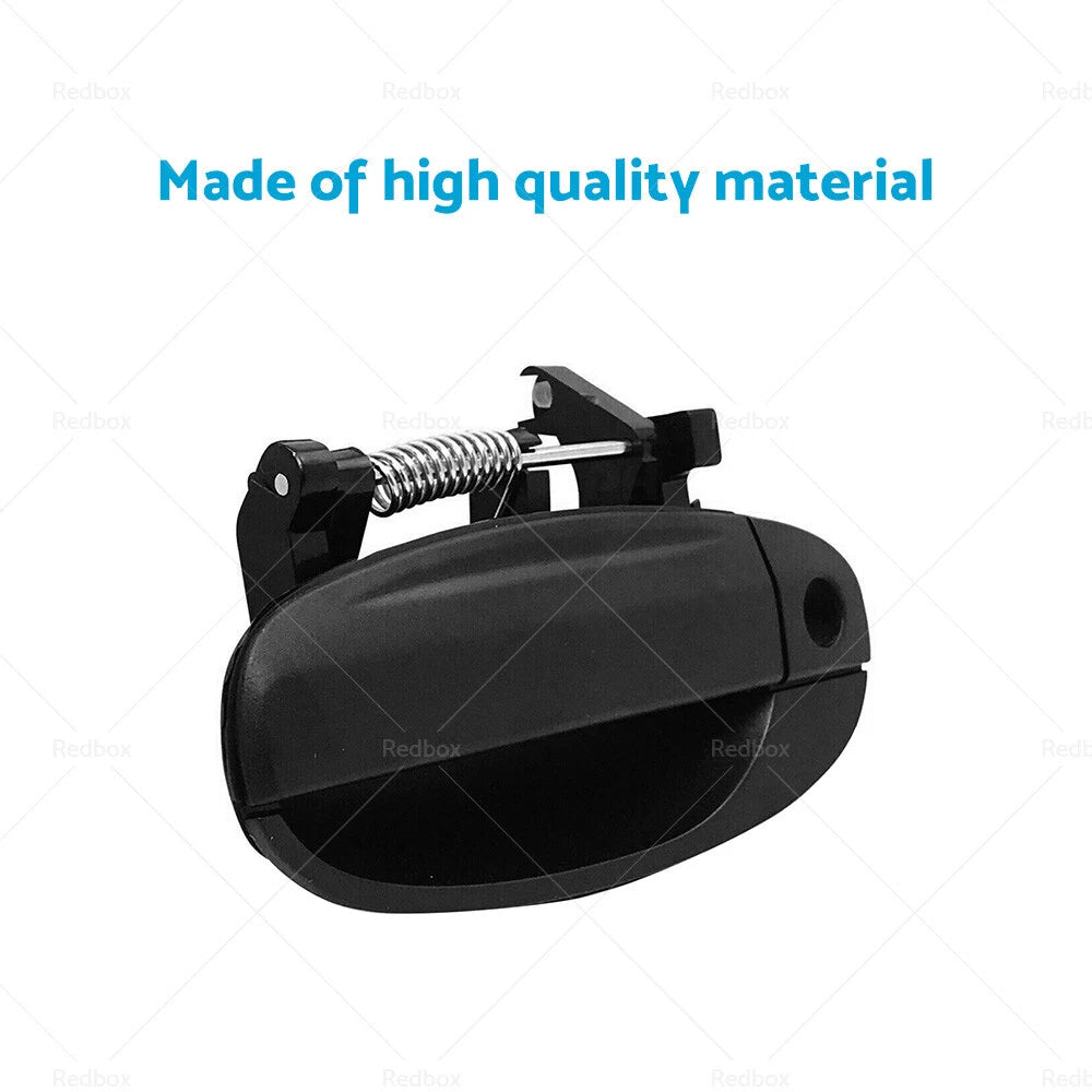 Front Left Outer Door Handle Black for Holden Barina TK Hatch (2005-2010)
