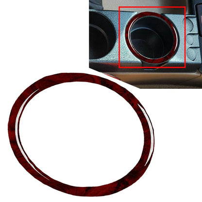Water Cup Holder Ring Cover Trim for BMW 3 Series E36 (1994-1996) Red Wood Grain