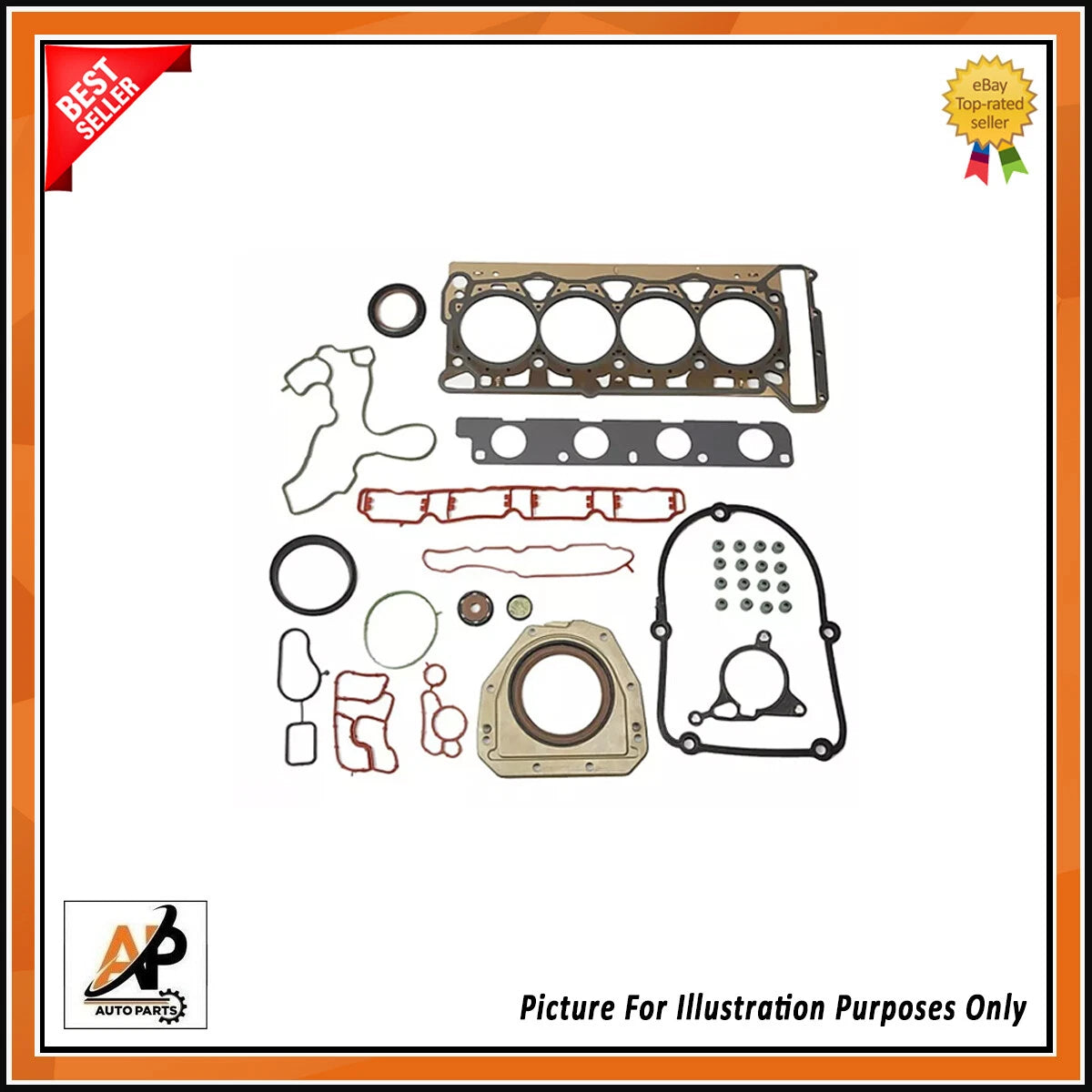 Engine Rebuild Overhaul Kit with Pistons for VW Audi A4 A5 2.0TFSI (2008–2017)
