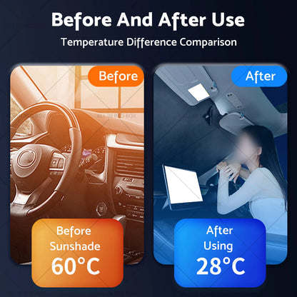 6 Layer Thick WindScreen Sun Shade for Toyota Prado (2024-2025)